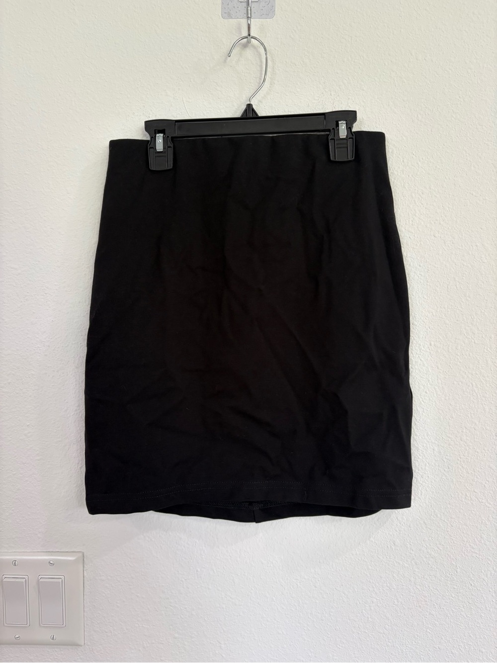 Michael Costello x Revolve Black Zip-up Pencil Skirt